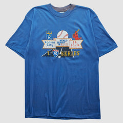 World Series Artex 1985 T-shirt Blue Vintage
