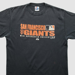 San Francisco Giants Majestic 2007 T-shirt Black Vintage