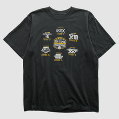Pittsburgh Steelers Reebok 2009 T-shirt - Black Vintage outlet
