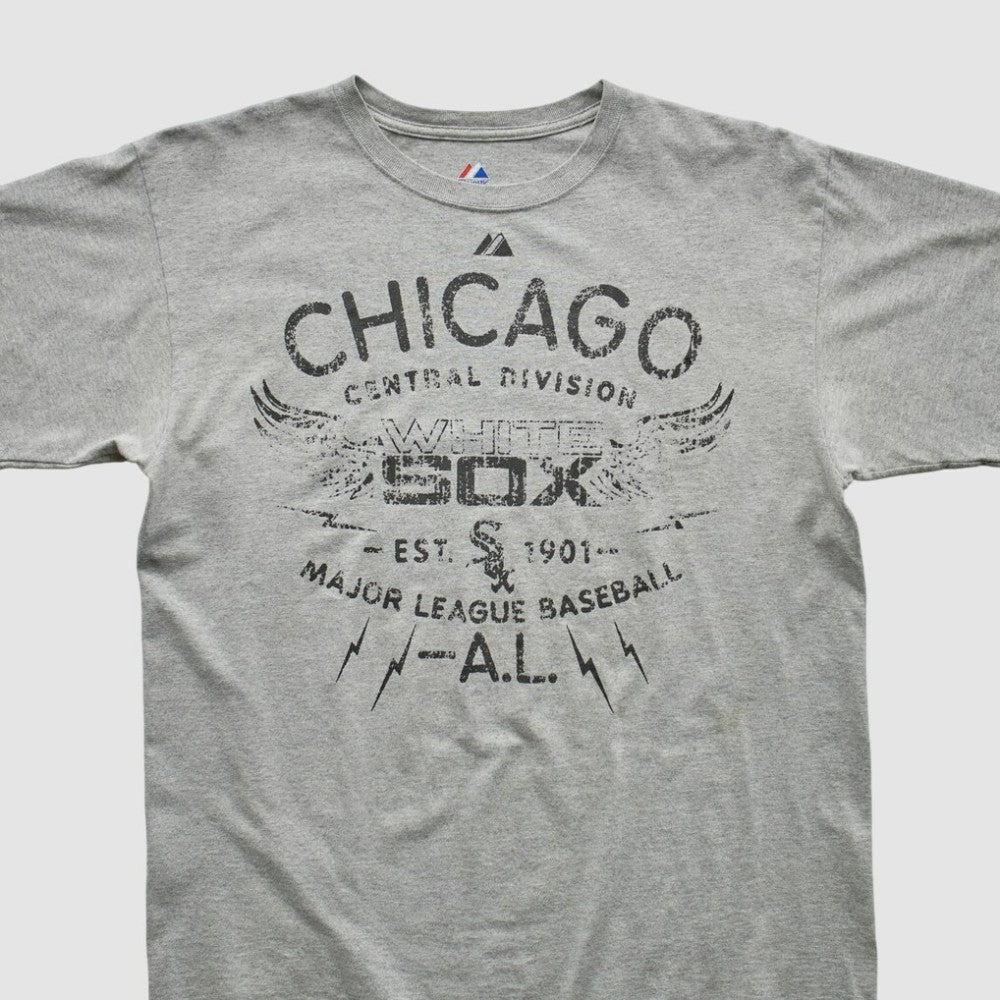 Chicago White Sox Majestic 2010s T-shirt Heather Gray Vintage