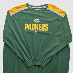 Green Bay Packers NFL 2000s Long Sleeve T-shirt - Green Vintage sale