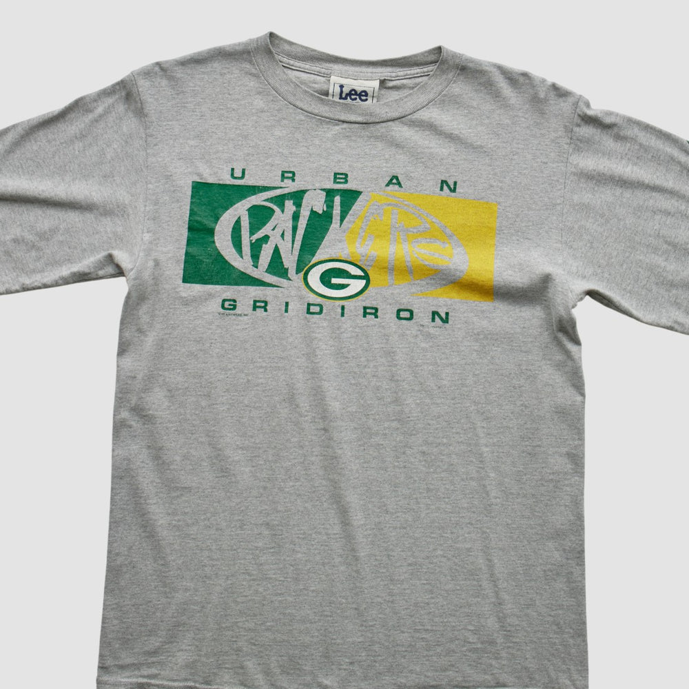 Green Bay Packers Lee Apparel 90s Long Sleeve T-shirt - Heather Gray Vintage online