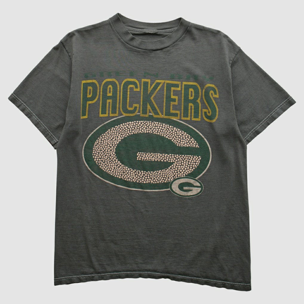 Green Bay Packers 2000s T-shirt - Charcoal Vintage on sale