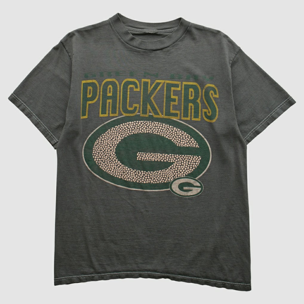 Green Bay Packers 2000s T-shirt - Charcoal Vintage on sale