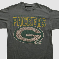 Green Bay Packers 2000s T-shirt - Charcoal Vintage on sale