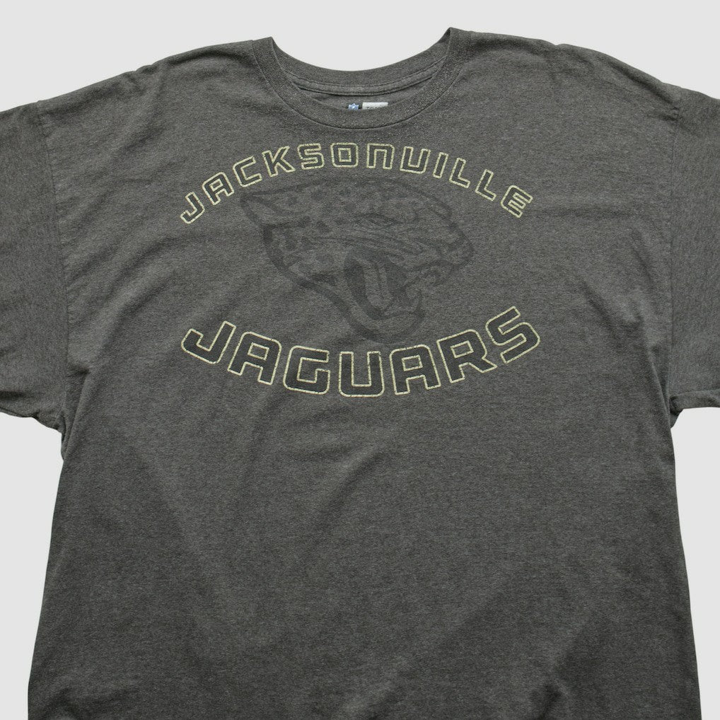 Jacksonville Jaguars NFL 2000s Long Sleeve T-shirt - Dark Heather Gray Vintage sale