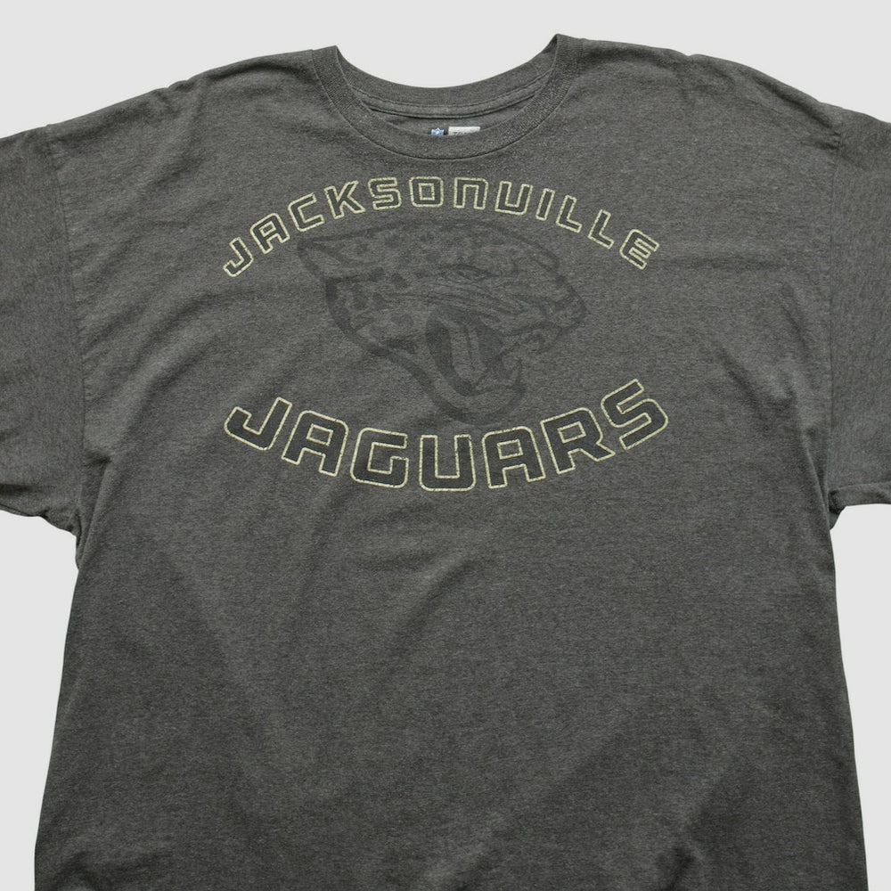 Jacksonville Jaguars NFL 2000s Long Sleeve T-shirt - Dark Heather Gray Vintage sale