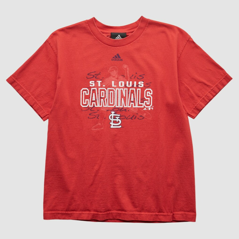 St. Louis Cardinals Adidas 2010s T-shirt Red Vintage