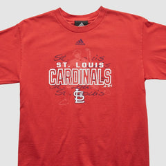 St. Louis Cardinals Adidas 2010s T-shirt Red Vintage