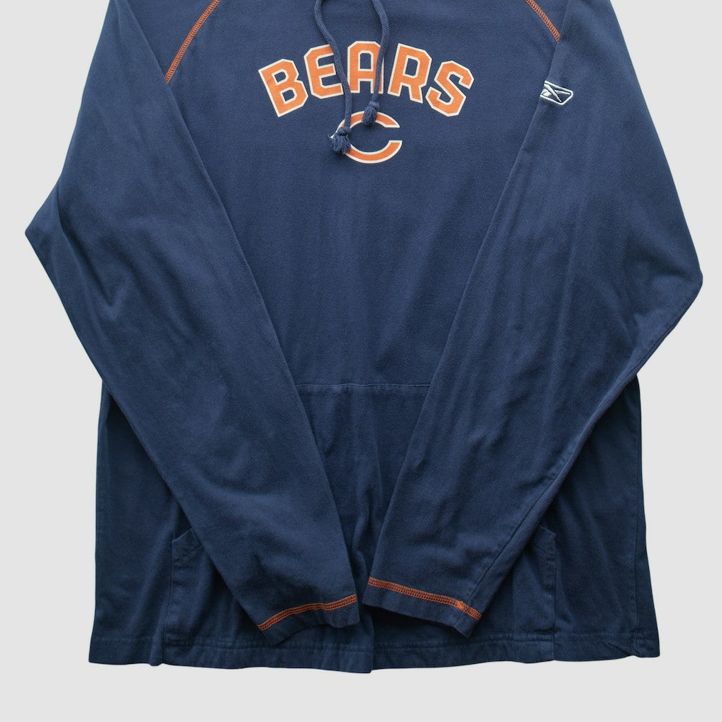 Chicago Bears Reebok 2000s Hooded Pullover Sweatshirt - Navy Vintage online