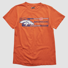 Denver Broncos NFL 2010s T-shirt - Orange Vintage discount