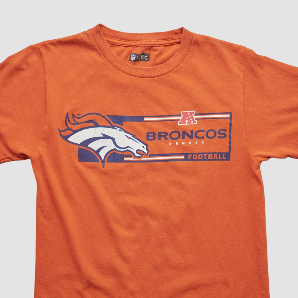 Denver Broncos NFL 2010s T-shirt - Orange Vintage discount