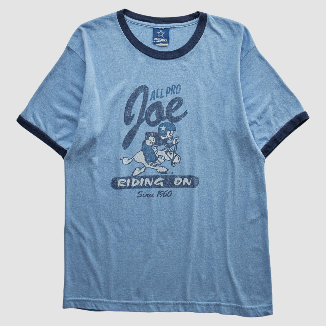 Dallas Cowboys Authentic Apparel 2000s T-shirt - Light Blue Vintage sale