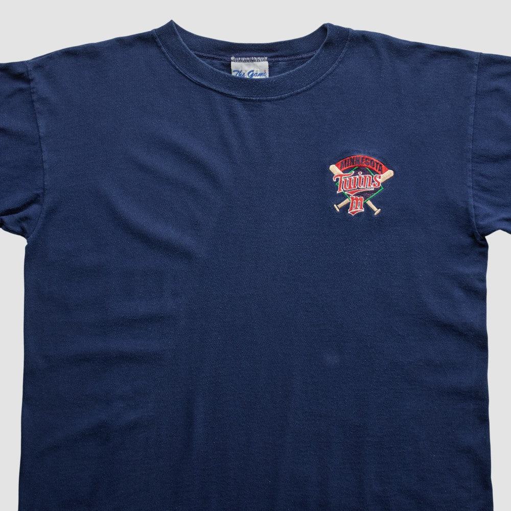 Minnesota Twins The Game 90s T-shirt Navy Vintage