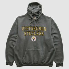 Pittsburgh Steelers NFL 2000s Hooded Sweatshirt - Black Vintage discount