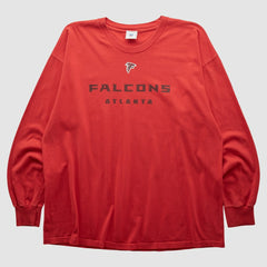 Atlanta Falcons NFL 2000s Long Sleeve T-shirt - Red Vintage discount