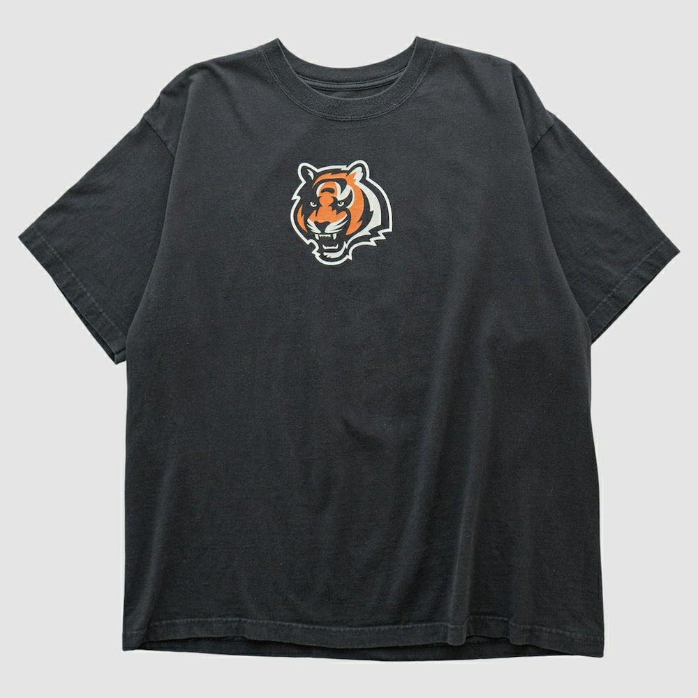 Cincinnati Bengals Reebok 2000s T-shirt - Black Vintage discount