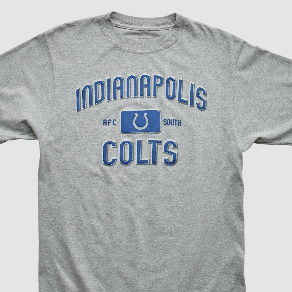 Indianapolis Colts Reebok 2000s T-shirt - Heather Gray Vintage on sale