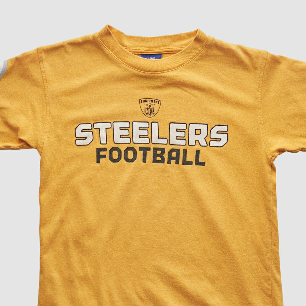 Pittsburgh Steelers Reebok 2000s T-shirt - Yellow Vintage sale