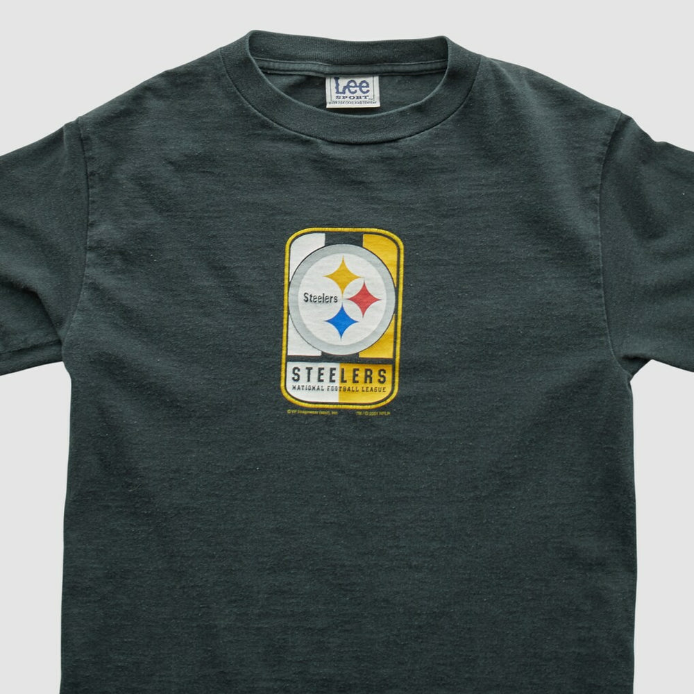 Pittsburgh Steelers Lee Apparel 2001 Long Sleeve T-shirt - Charcoal Vintage online
