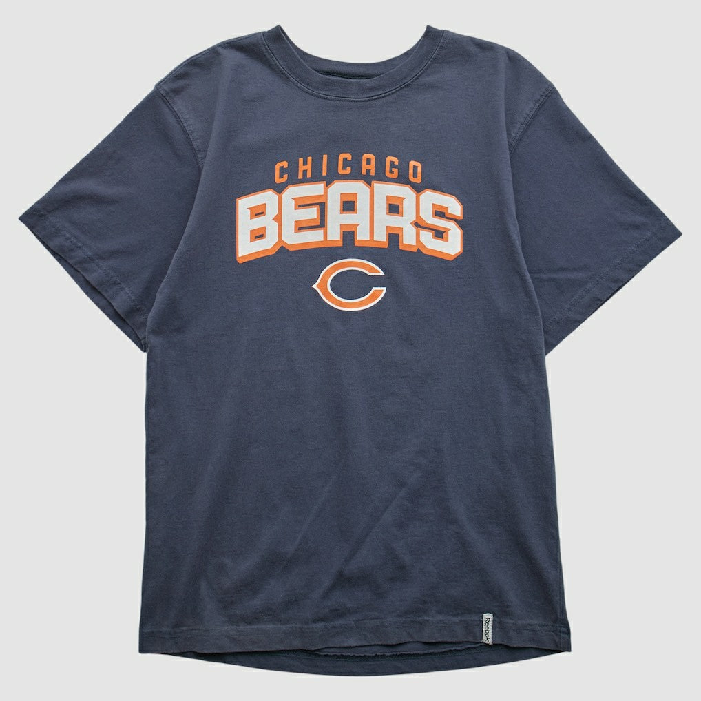 Chicago Bears Reebok 2000s T-shirt - Navy Vintage for sale