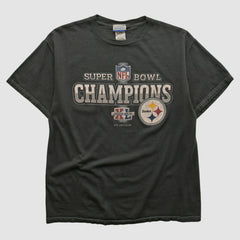 Pittsburgh Steelers Reebok 2006 T-shirt - Black Vintage discount