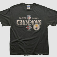 Pittsburgh Steelers Reebok 2006 T-shirt - Black Vintage discount