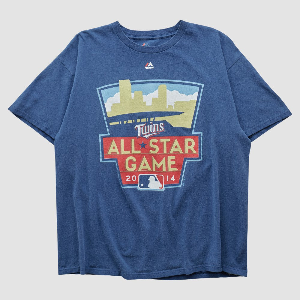 Minnesota Twins Majestic 2014 T-shirt Blue Vintage
