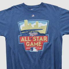Minnesota Twins Majestic 2014 T-shirt Blue Vintage