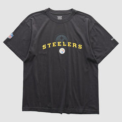 Pittsburgh Steelers Reebok 2000s T-shirt - Black Vintage discount