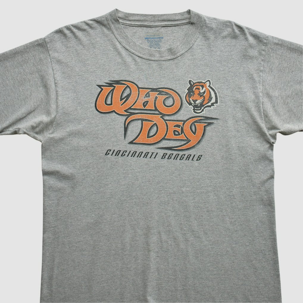 Cincinnati Bengals Reebok 2000s T-shirt - Heather Gray Vintage on sale