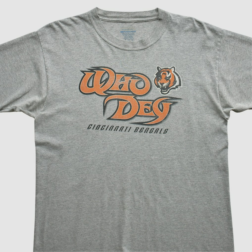 Cincinnati Bengals Reebok 2000s T-shirt - Heather Gray Vintage on sale