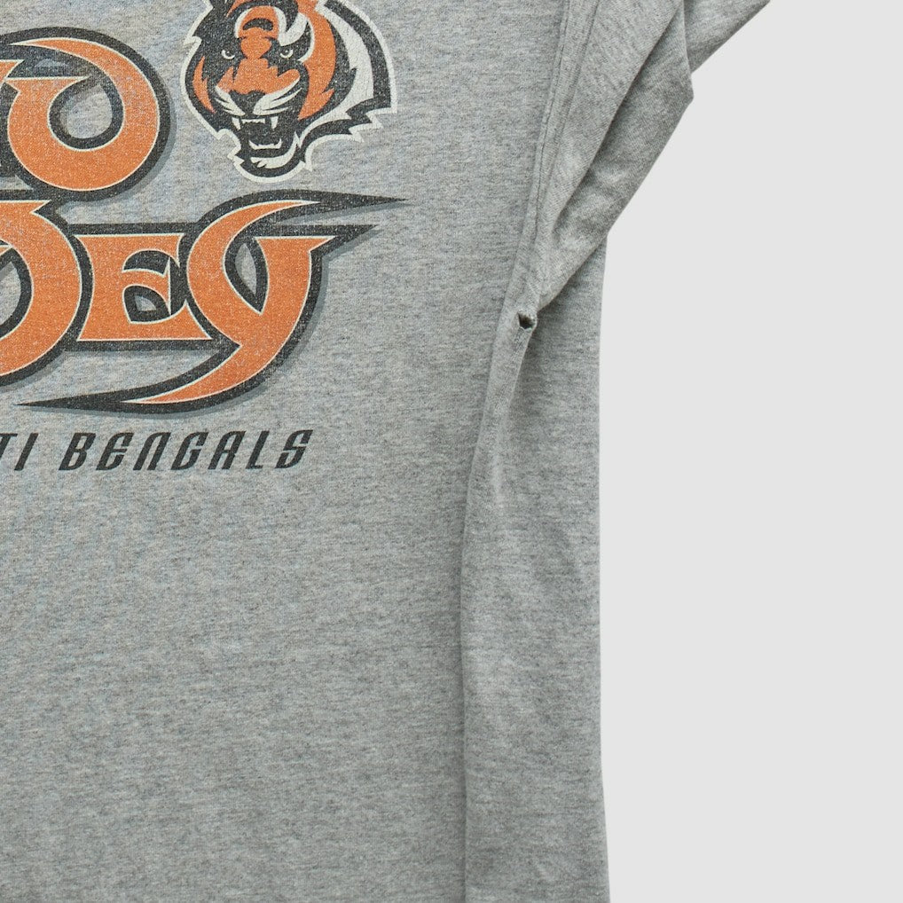 Cincinnati Bengals Reebok 2000s T-shirt - Heather Gray Vintage on sale