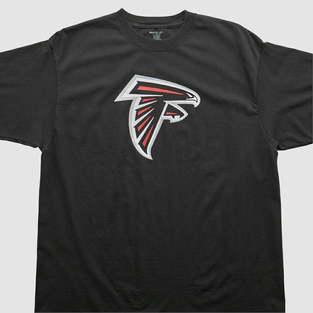 Atlanta Falcons Reebok 2000s T-shirt - Black Vintage for sale