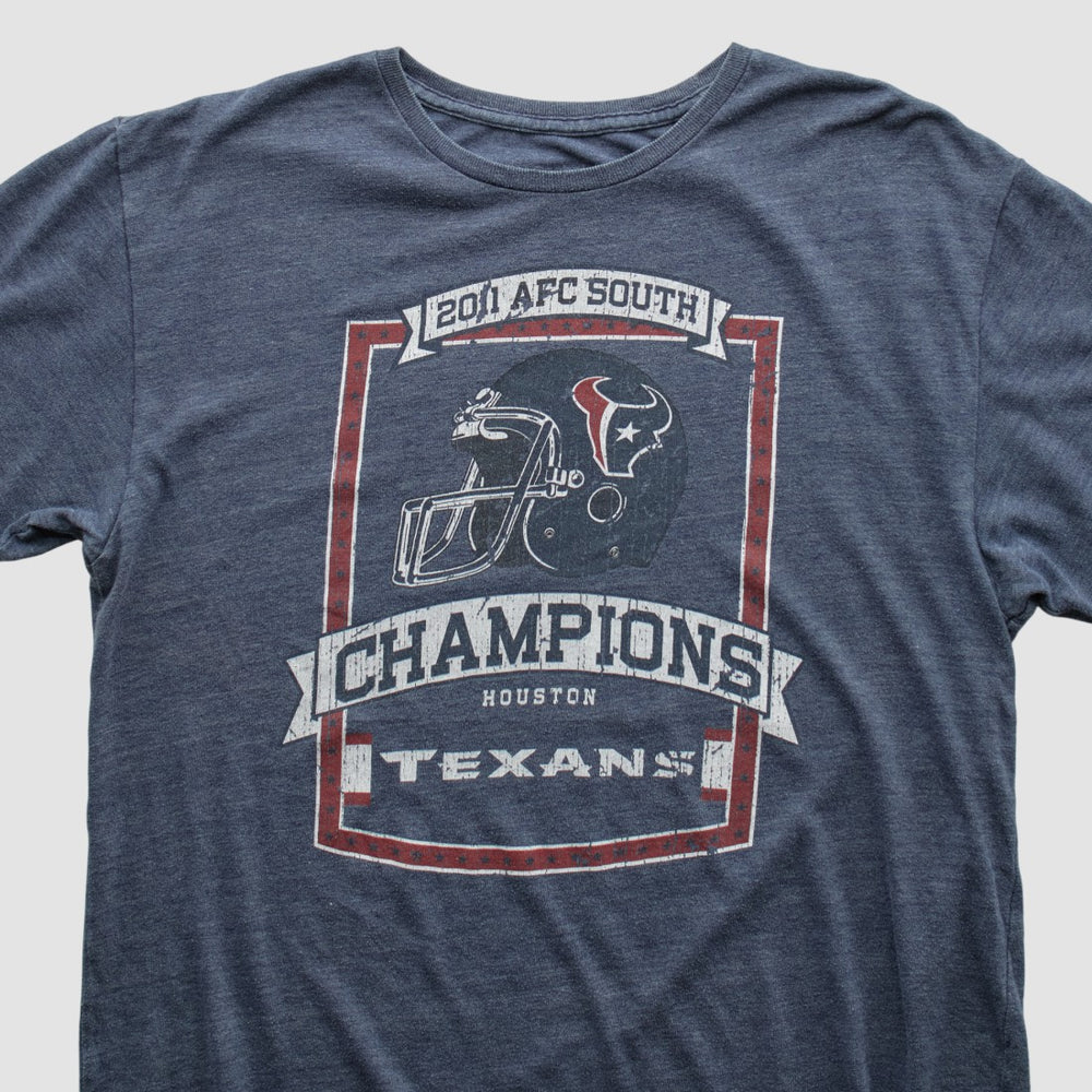 Houston Texans Reebok 2011 T-shirt - Navy Vintage for sale