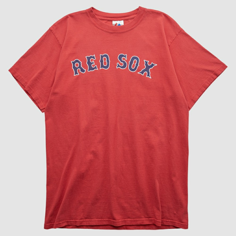 Boston Red Sox Majestic 2000s T-shirt Red Vintage