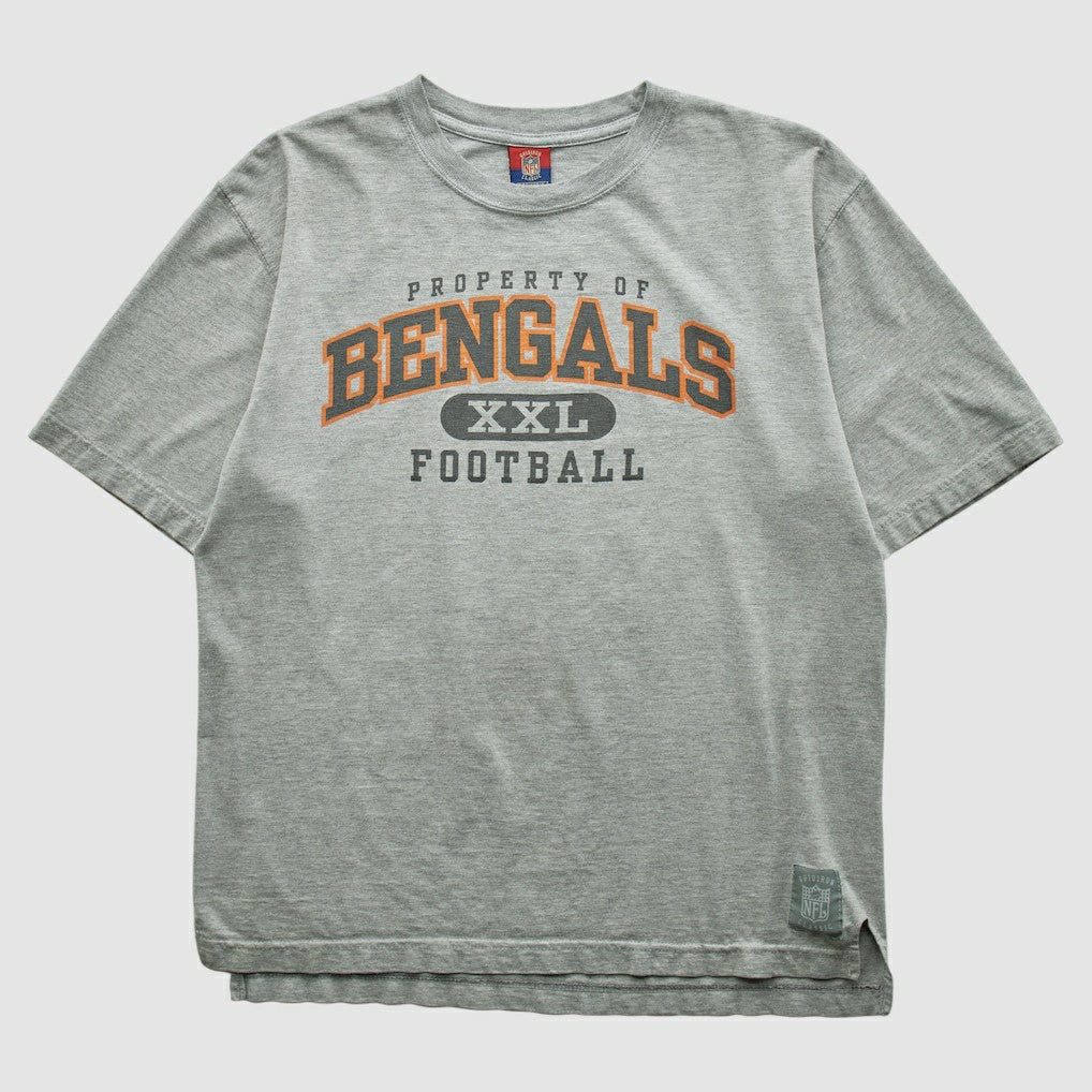 Cincinnati Bengals Reebok 2000s T-shirt - Heather Gray Vintage cheap