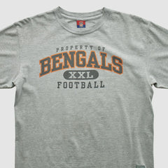 Cincinnati Bengals Reebok 2000s T-shirt - Heather Gray Vintage cheap