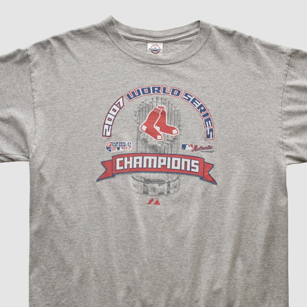 Boston Red Sox Delta 2007 T-shirt Heather Gray Vintage