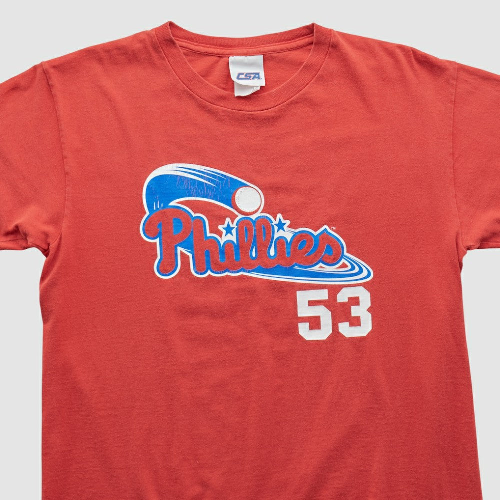 Philadelphia Phillies CSA 2000s T-shirt Red Vintage