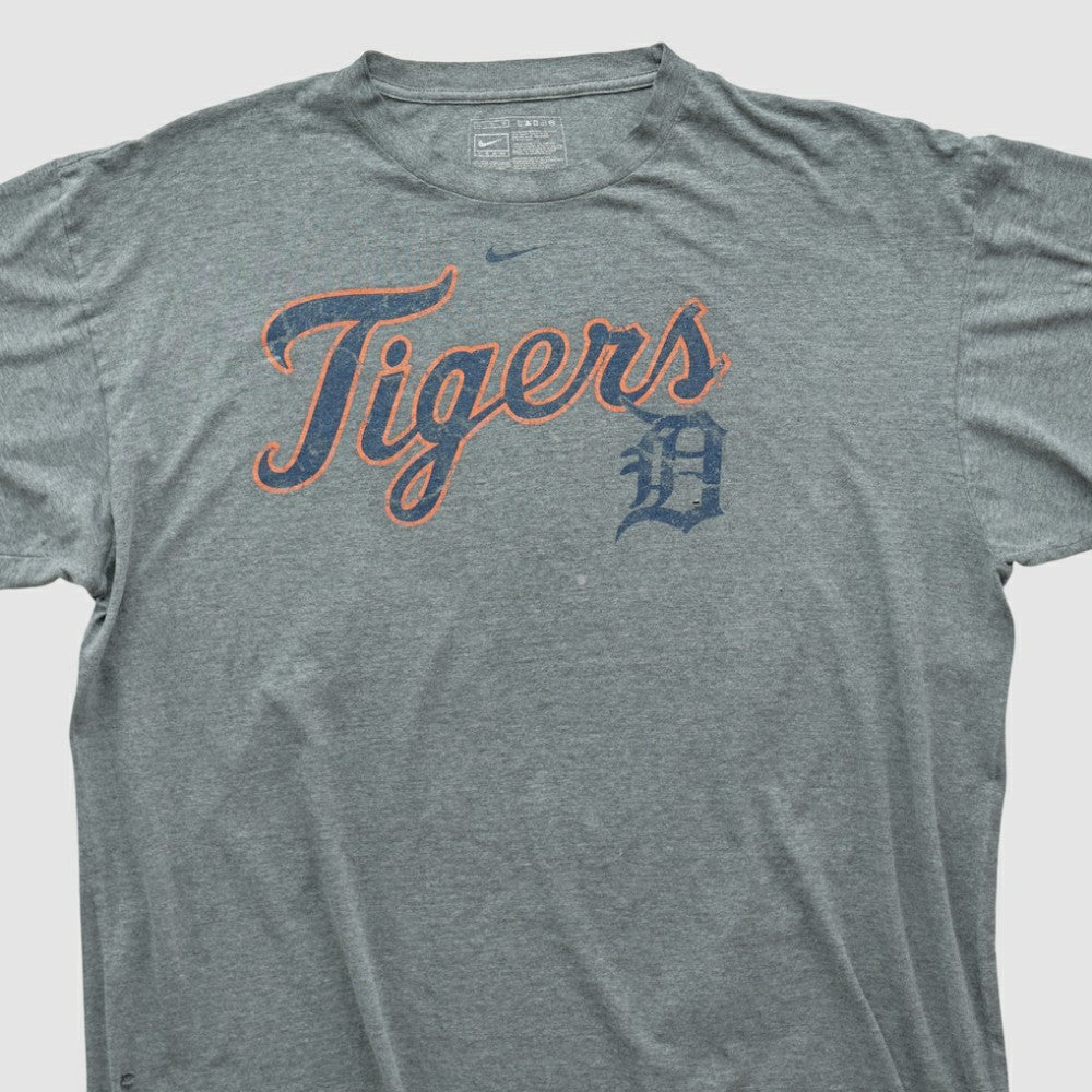 Detroit Tigers 2000s T-shirt Heather Gray Vintage