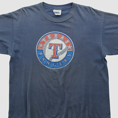 Texas Rangers CSA 2000s T-shirt Navy Vintage
