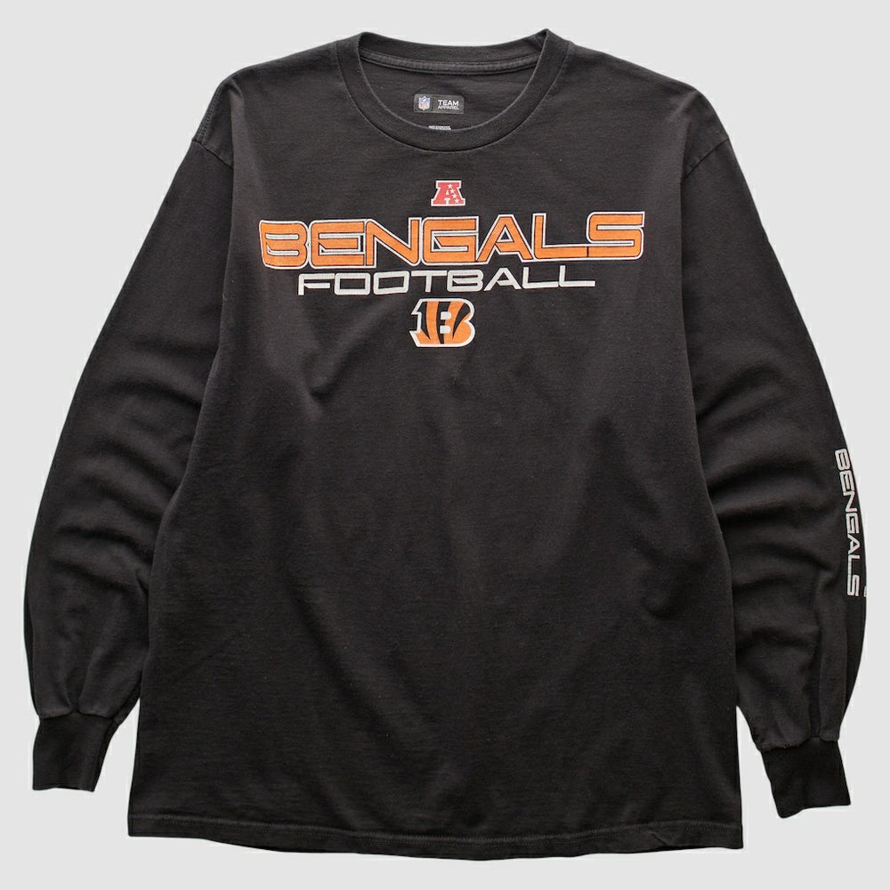 Cincinnati Bengals NFL 2000s Long Sleeve T-shirt - Black Vintage discount