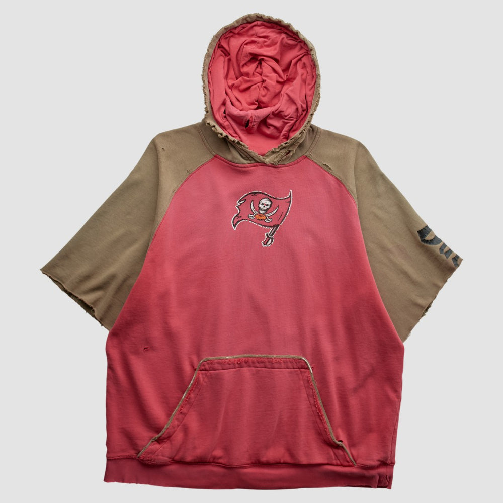 Tampa Bay Buccaneers Reebok 2000s Hooded Pullover Sweatshirt - Red Vintage discount