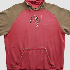 Tampa Bay Buccaneers Reebok 2000s Hooded Pullover Sweatshirt - Red Vintage discount