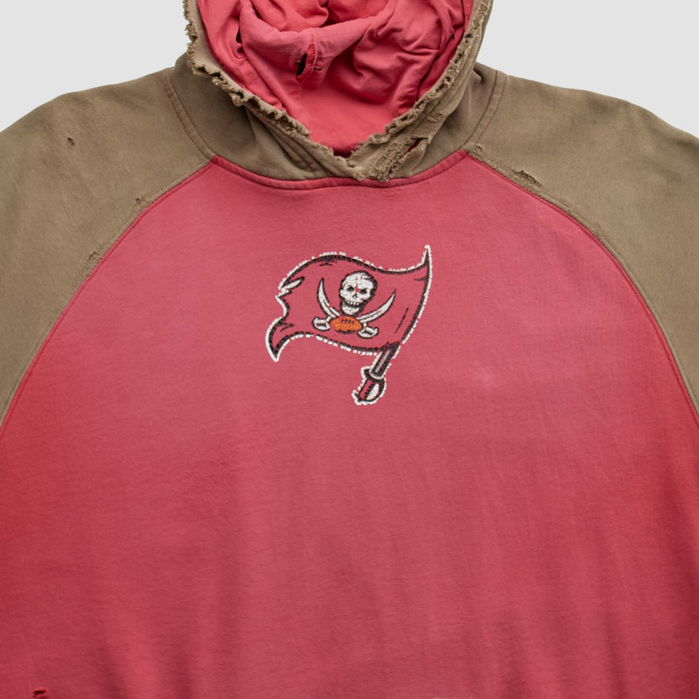 Tampa Bay Buccaneers Reebok 2000s Hooded Pullover Sweatshirt - Red Vintage discount