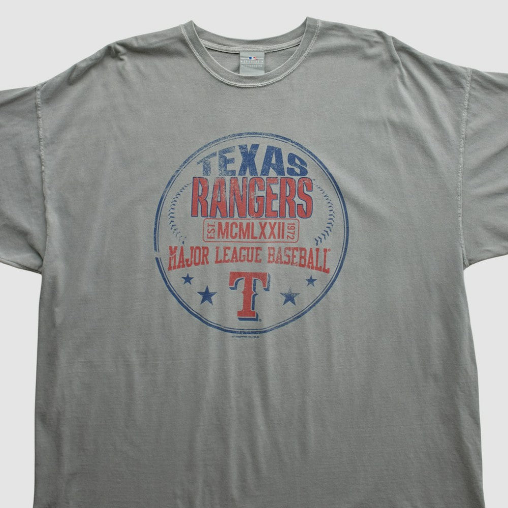 Texas Rangers MLB 2000s T-shirt Gray Vintage