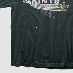 New Orleans Saints Alstyle Apparel 2009 Long Sleeve T-shirt - Black Vintage discount