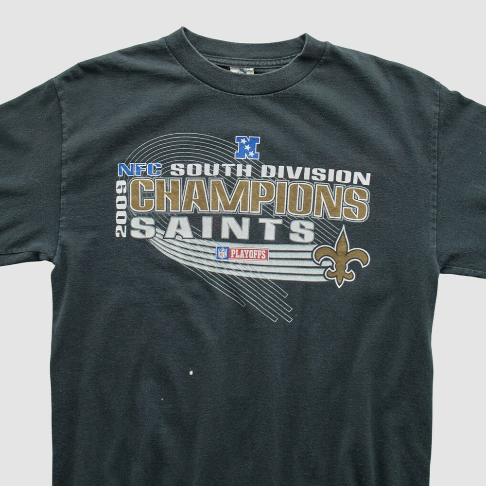 New Orleans Saints Alstyle Apparel 2009 Long Sleeve T-shirt - Black Vintage discount