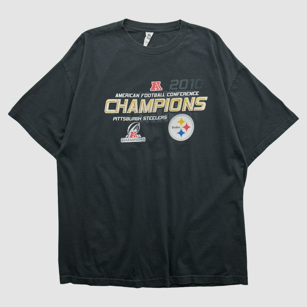 Pittsburgh Steelers Alstyle 2010 T-shirt - Black Vintage outlet